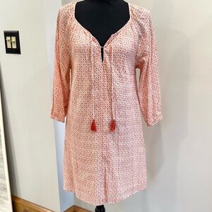 Soft Joie 100% Cotton Daria Bohemian style dress Size M